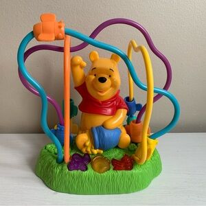 Vintage 2000 Disney Winnie the Pooh & Bees Interactive Bead Maze Light & Sound